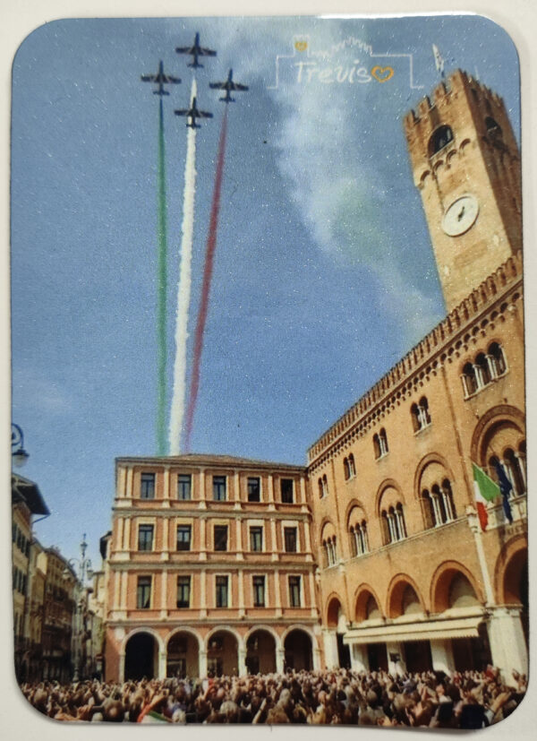 Magnete Piazza dei Signori e Frecce Tricolori treviso souvenir